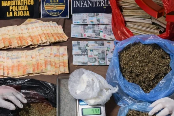Nueve allanamientos en Chilecito: incautaron droga y más de 10 millones