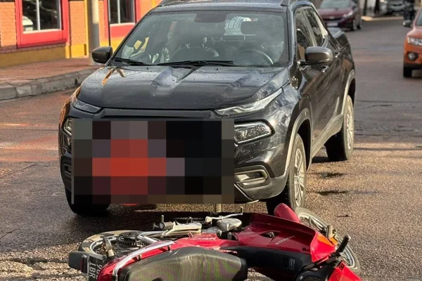 Nuevo siniestro vial terminó con un conductor de moto hospitalizado
