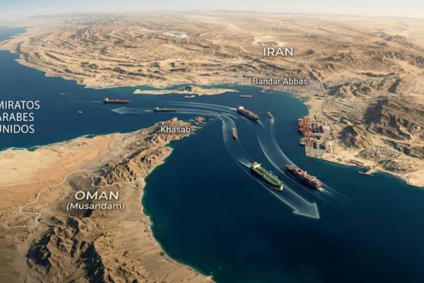 Estados Unidos afirmó que bloqueó el paso de 10 buques con origen o destino en Irán en el estrecho de Ormuz