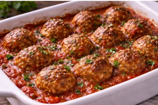 La receta fácil del día: albóndigas al horno con salsa de tomate listas en 30 minutos