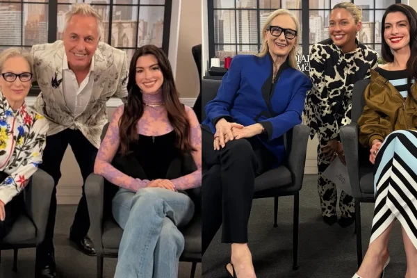 Las entrevistas de Marley y La Reini a Anne Hathaway se podrán ver este domingo