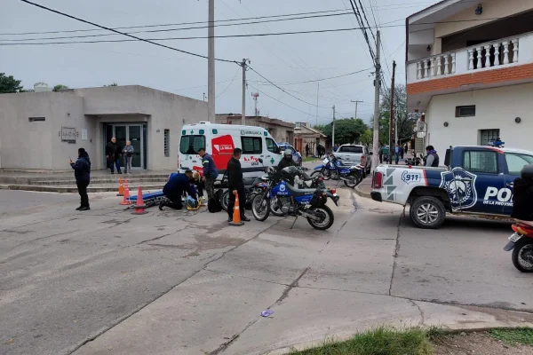 Chocaron tres motos y dejó varios  heridos