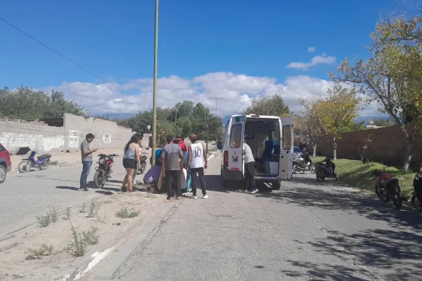 Motociclista sufrió lesiones graves en un siniestro vial