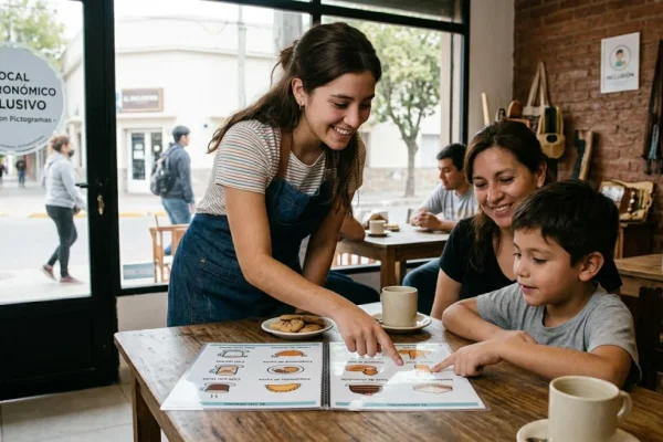 La Capital implementará menús con pictogramas en bares y restaurantes
