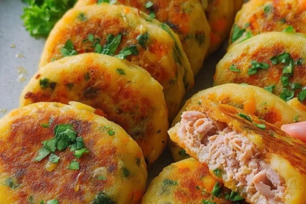 Tortitas de papa, atún y verduras: la receta saludable, deliciosa y fácil de hacer