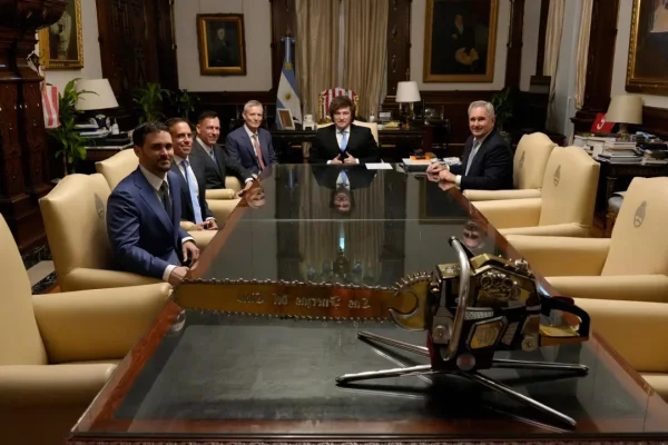 Javier Milei recibió en Casa Rosada el empresario Peter Thiel