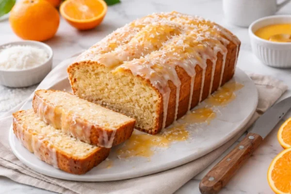 Budín húmedo de mandarina, crema y coco: la receta fácil para una merienda irresistible