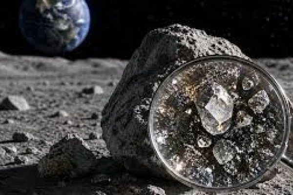 China descubre dos nuevos minerales inéditos de la Luna