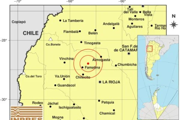 Tembló el oeste riojano