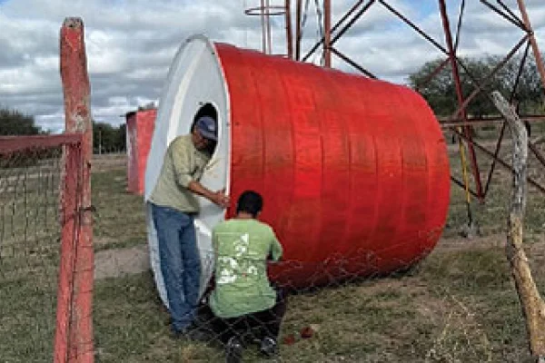 Se reparó un tanque en paraje “La Represita”