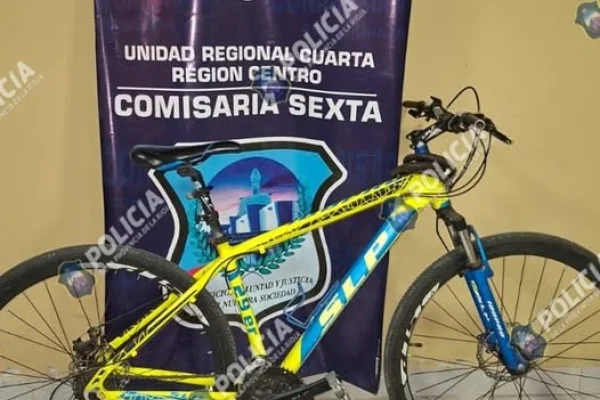 Le vendieron una bicicleta robada y la policía la secuestró