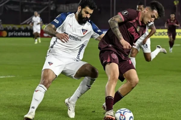 Lanús venció a Liga de Quito por la Copa Libertadores y lidera el Grupo G