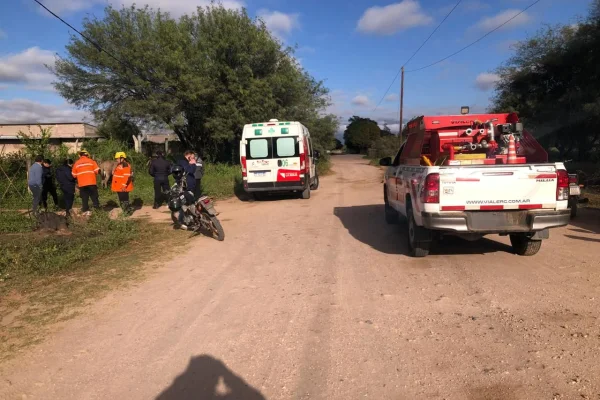 Una mujer herida tras una caida en la zona este