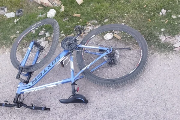Robó en una heladería, escapó en bicicleta, chocó y abandonó todo