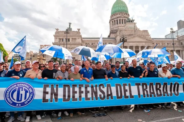 Nueva protesta de la CGT en rechazo al ajuste del Gobierno Nacional