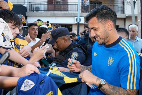 Calurosa bienvenida para Boca en Santiago del Estero, donde visitará a Central Córdoba