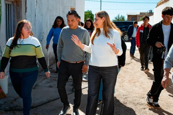 Teresita Madera acompañó el trabajo comunitario en la Capilla San Nicolás de Portezuelo
