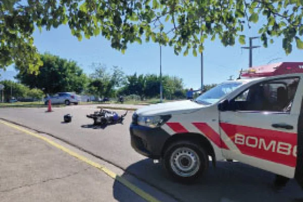 Tres siniestros viales dejaron varios motociclistas heridos
