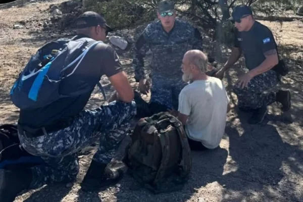 Rescataron a  turista que llevaba dos días perdido en el Cerro Velasco