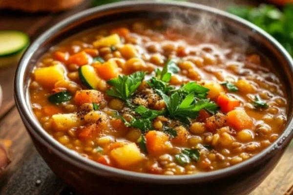 Sabroso guiso de lentejas bajo en grasas: la receta simple para la cena (que podés freezar)