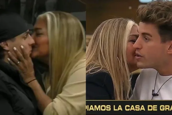 Gladys “La bomba tucumana” a los besos con dos participantes de Gran Hermano