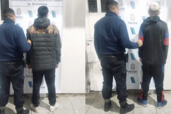 Dos adolescentes de 14 y 16 años fueron detenidos por una entradera y golpear a un joven