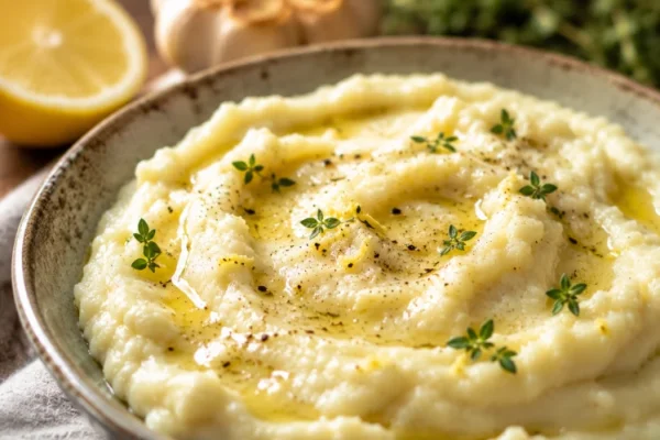 Puré de coliflor cremoso: la receta liviana con ajo asado y limón