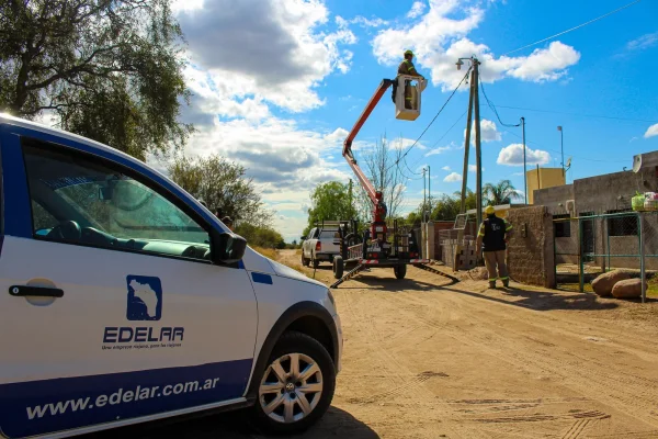Edelar realizará tareas de mantenimiento con cortes programados en el barrio Alta Rioja