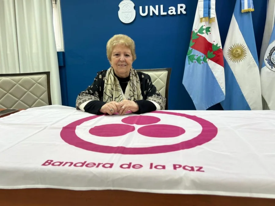 Alicia Corominas, representante en La Rioja de la Fundaci&oacute;n Mil Milenios de Paz.