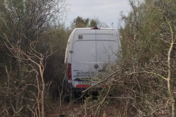 Una camioneta volcó en Chañar y hubo un herido