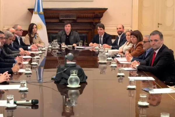 Se reunió el Gabinete en Casa Rosada para aplacar la interna libertaria