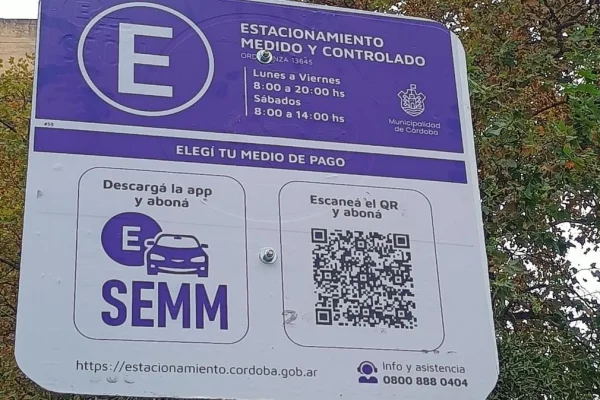 Nuevo estacionamiento medido desde hoy en Córdoba: cómo pagar, horarios y multas