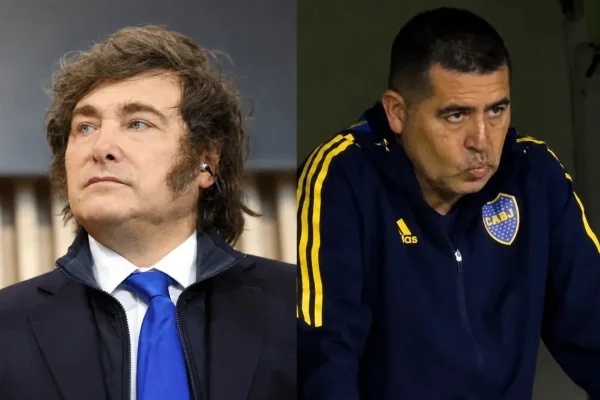 Milei volvió a apuntar contra Riquelme tras la eliminación de Boca