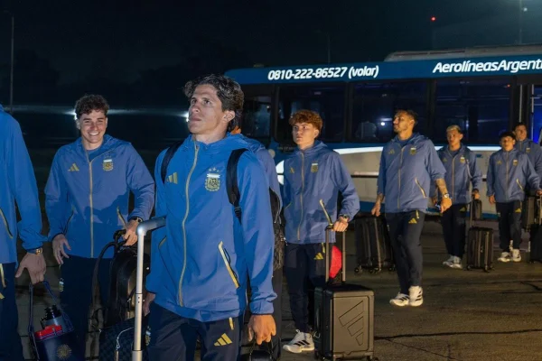 La Selección Argentina ya llegó a Estados Unidos
