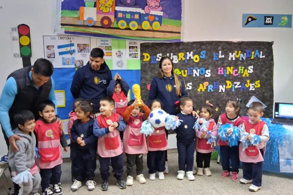 Jardín de Infantes realizó proyecto sobre el mundial