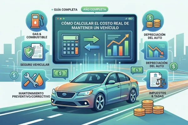 Cómo calcular el costo real de mantener un vehículo este año