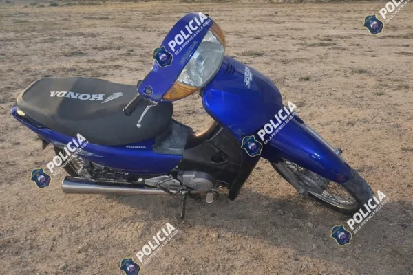 Secuestran una motocicleta que estaba abandonada en la zona norte