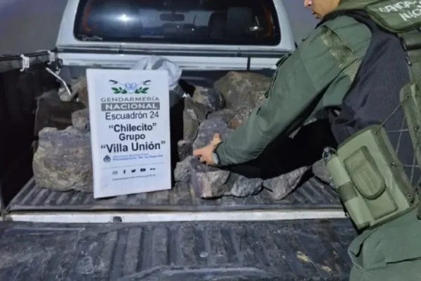 Incautaron un arma y más de 130 piedras minerales en La Rioja