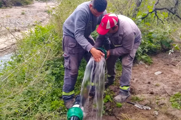 Realizan mejoras en una infraestructura hídrica clave para el sur provincial