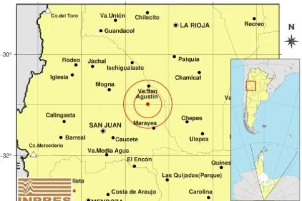 Tembló en San Juan y el sismo se hizo sentir en La Rioja