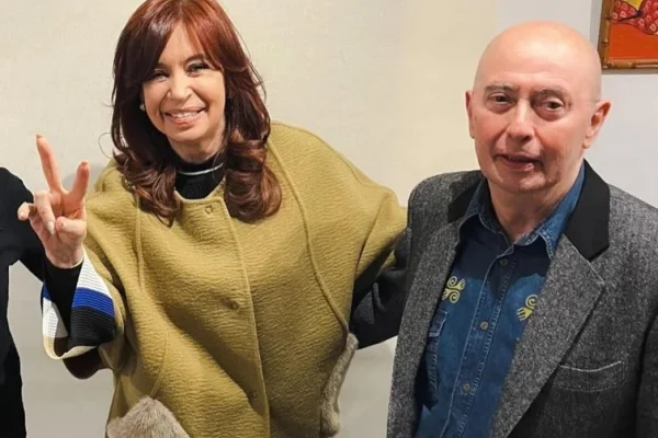Cristina Kirchner despidió al Indio Solari