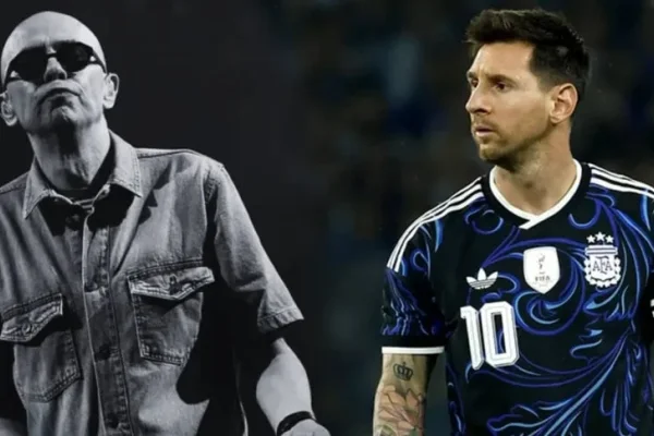 Revelan un emotivo mensaje del Indio Solari para Messi: 