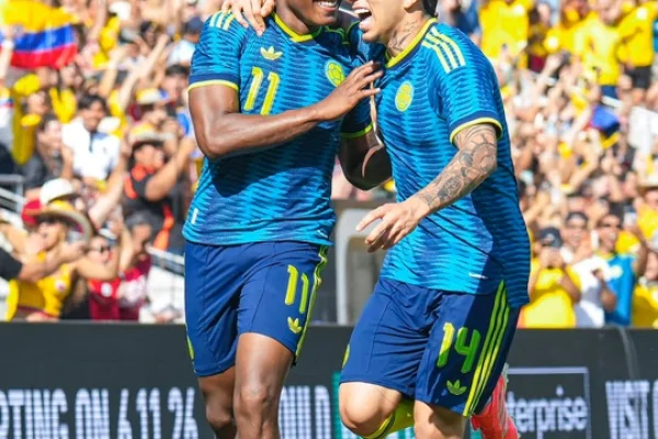 Colombia le ganó por 2-0 a Jordania en su último amistoso previo al Mundial 2026
