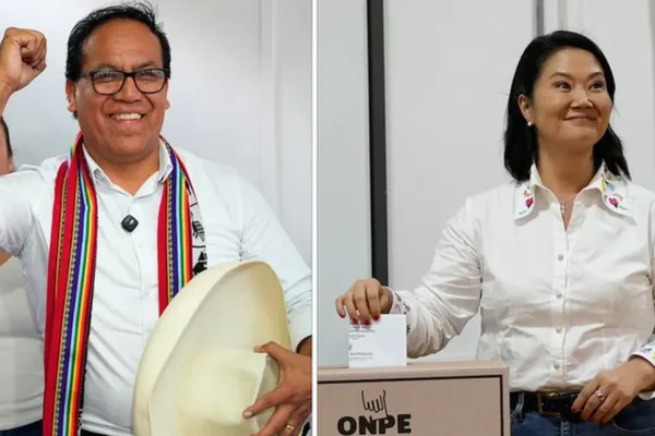 Perú: Roberto Sánchez se impone a Fujimori con un 94% escrutado