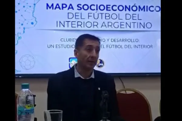 Presentaron el libro “Mapa Socioeconómico del Fútbol del Interior Argentino”