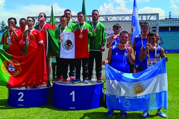 Atletismo: Podio riojano en el Mundial de Atletismo con Síndrome de Down