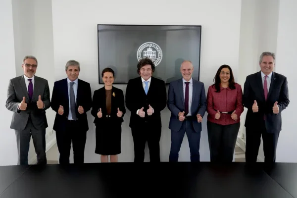 Milei recibió en Olivos a autoridades del Banco Mundial