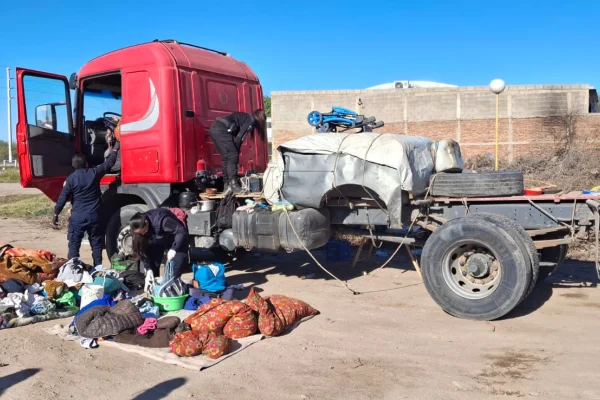 Interceptan un camión tras una denuncia por paradero y descartan secuestro