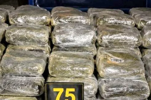 La Policía Federal secuestró 75 kilos de marihuana y asestó un golpe histórico al narcotráfico en La Rioja