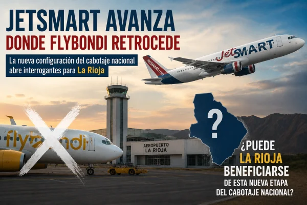 JetSMART crece en el país: ¿puede La Rioja aprovechar la oportunidad?